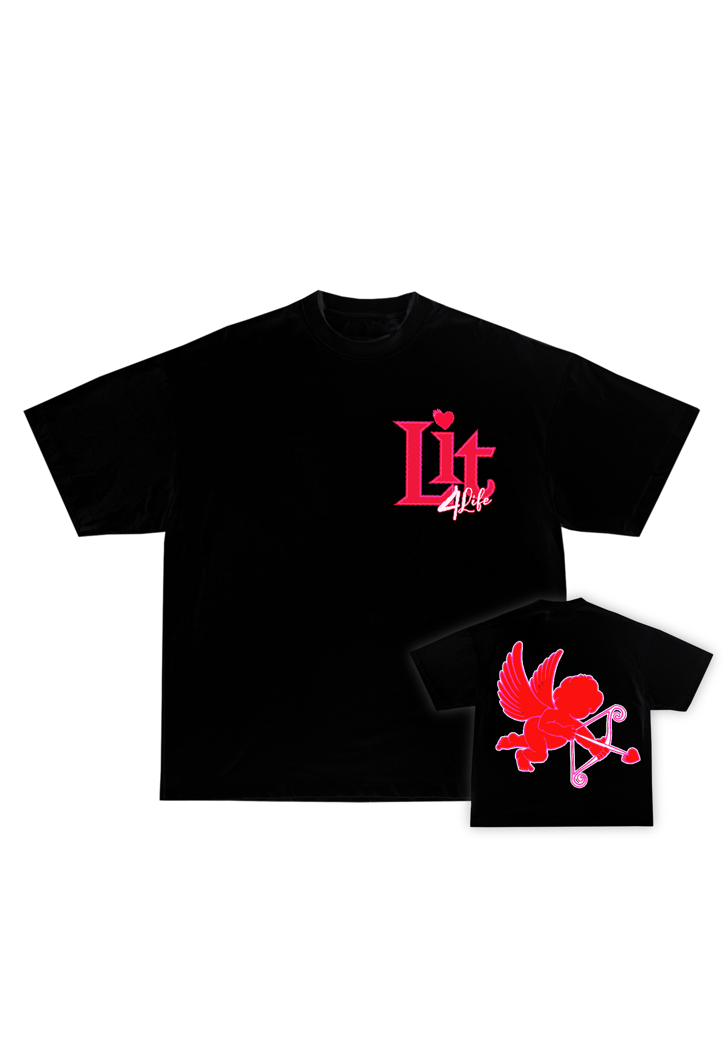 Lit 4 Life Valentines Day T-Shirt